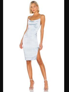 NWOT Superdown Billie Drape Midi Dress | Size XXS